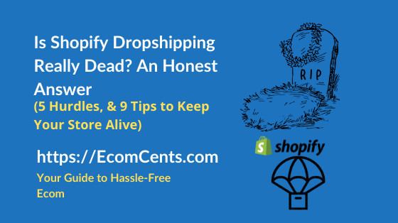 Is Dropshipping on Shopify Dead